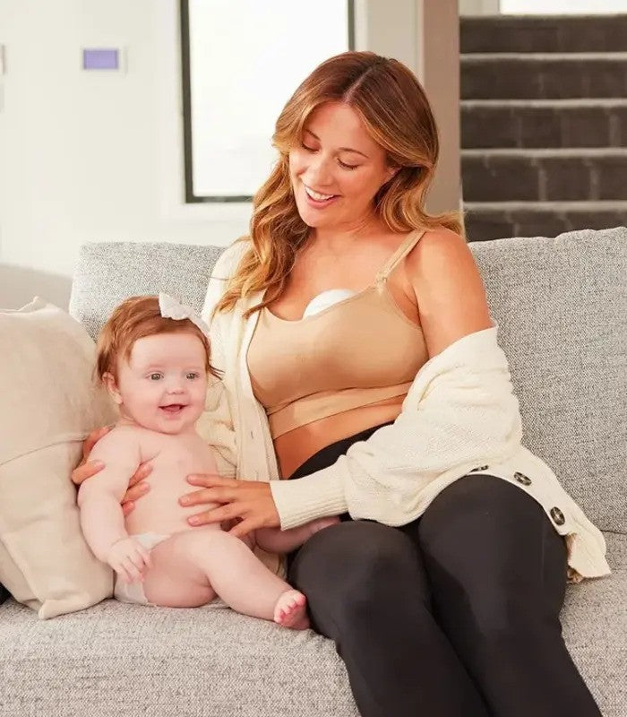 Momcozy M5 Wearable Single Breast Pump Maroon