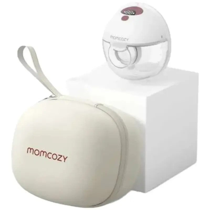 Momcozy M5 Wearable Single Breast Pump Maroon