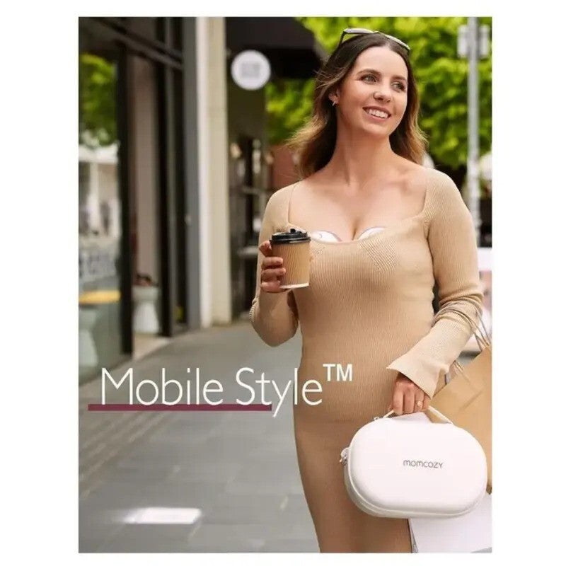 Momcozy M6 Double Mobile style Breast Pump Maroon