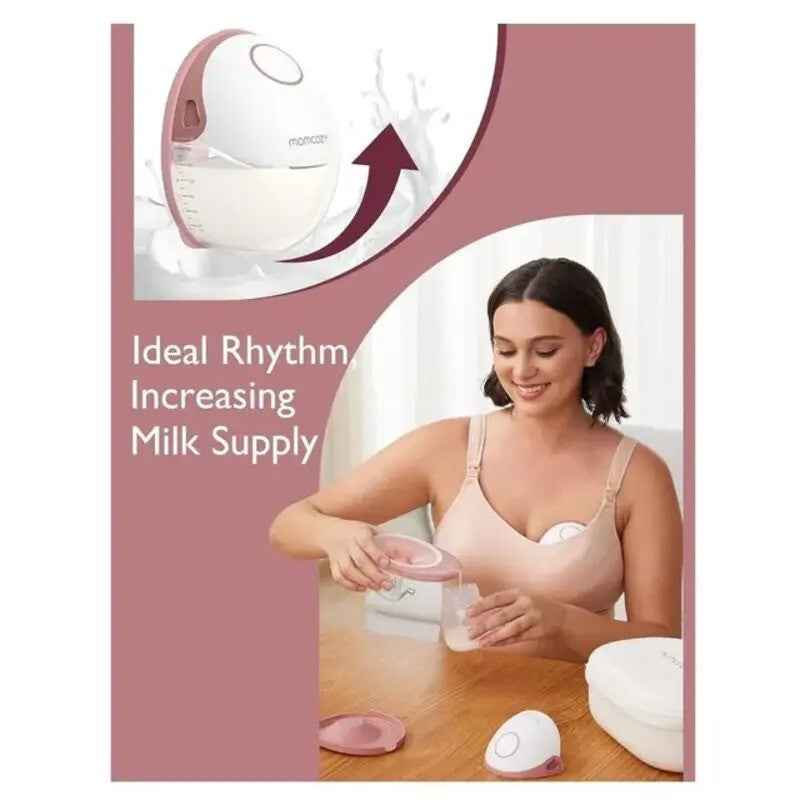 Momcozy M6 Double Mobile style Breast Pump Maroon