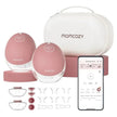 Momcozy M9 Mobile flow Hands-Free (Double) Breast Pump Cozy Red