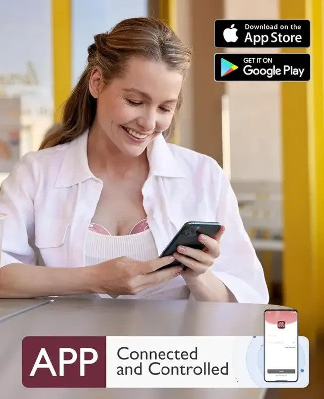 Momcozy M9 Mobile flow Hands-Free (Single) Breast Pump Cozy Red