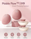 Momcozy M9 Mobile flow Hands-Free (Single) Breast Pump Cozy Red
