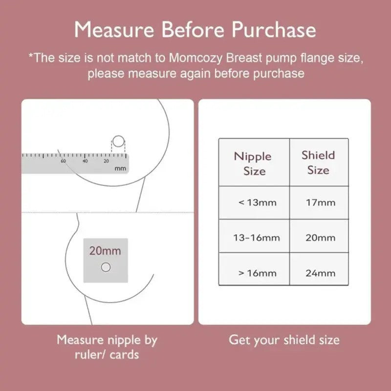 Momcozy Nipple Shields Large (24mm)