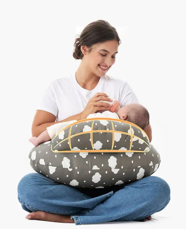 Momcozy Nursing Pillow Adjustable Grey