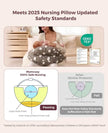 Momcozy Nursing Pillow Adjustable Grey