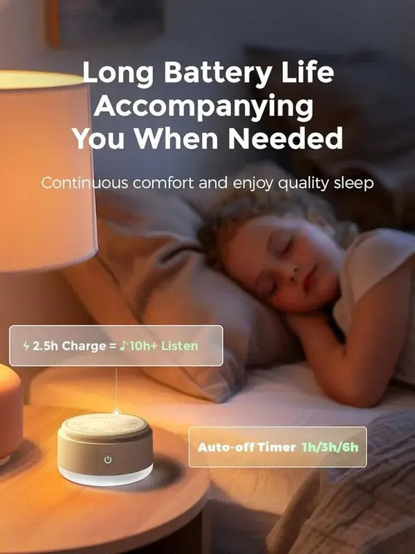 Momcozy Portable Baby Sound White Noise Machine (Cold Light)