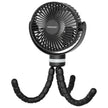 Momcozy Rechargeable Portable Stroller Fan Black