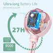 Momcozy Rechargeable Portable Stroller Fan Pink