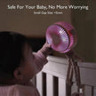 Momcozy Rechargeable Portable Stroller Fan Pink