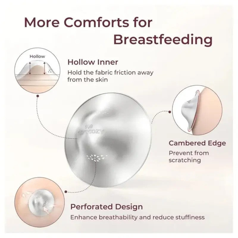Momcozy Silver 99.9PCT Nursing Cups XL (55mm)