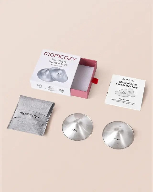 Momcozy Silver 99.9PCT Nursing Cups XXL (65mm)