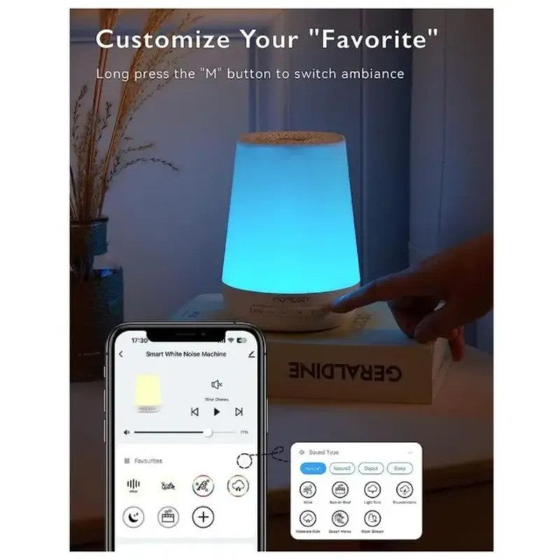 Momcozy Smart Baby Sound Machine & App Control