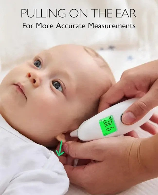 Momcozy Thermometer Non-Contact Forehead & ear (Aged 0-3yrs) White