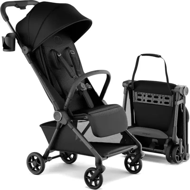 Mompush Nexis Carbon Fiber Frame Ultra-Lightweight Stroller Black (0M-Up to 22.7Kg)