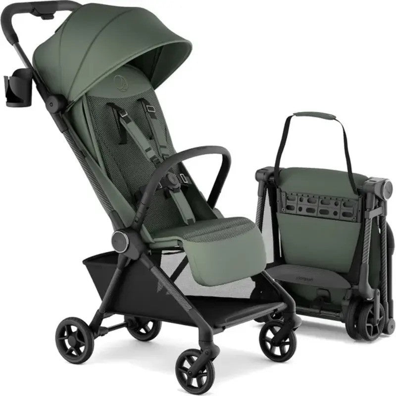 Mompush Nexis Carbon Fiber Frame Ultra-Lightweight Stroller Green (0M-Up to 22.7Kg)