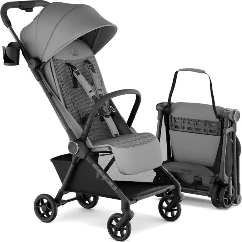 Mompush Nexis Carbon Fiber Frame Ultra-Lightweight Stroller Grey (0M-Up to 22.7Kg)