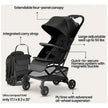 Mompush Velo Ultra-Compact Stroller Black (0M-Up to 22kg)