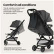 Mompush Velo Ultra-Compact Stroller Black (0M-Up to 22kg)