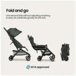 Mompush Velo Ultra-Compact Stroller Green (0M-Up to 22kg)