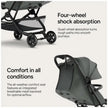 Mompush Velo Ultra-Compact Stroller Green (0M-Up to 22kg)