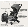 Mompush Velo Ultra-Compact Stroller Grey(0M-Up to 22kg)