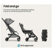 Mompush Velo Ultra-Compact Stroller Grey(0M-Up to 22kg)