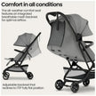 Mompush Velo Ultra-Compact Stroller Grey(0M-Up to 22kg)