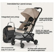 Mompush Velo Ultra-Compact Stroller Khaki (0M-Up to 22kg)