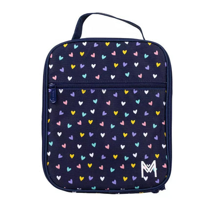 MontiiCo Large Insulated Lunch Bag Hearts