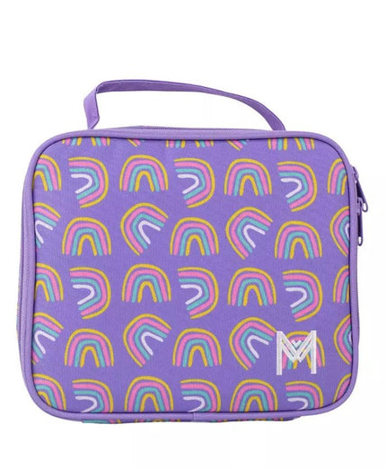 MontiiCo Medium Insulated Lunch Bag Rainbows