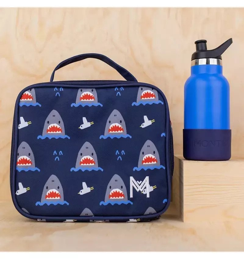 MontiiCo Medium Insulated Lunch Bag Shark