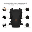 Neobreez ATLIX 3-in-1 Baby Carrier Black (8-33lbs 0m-Plus)