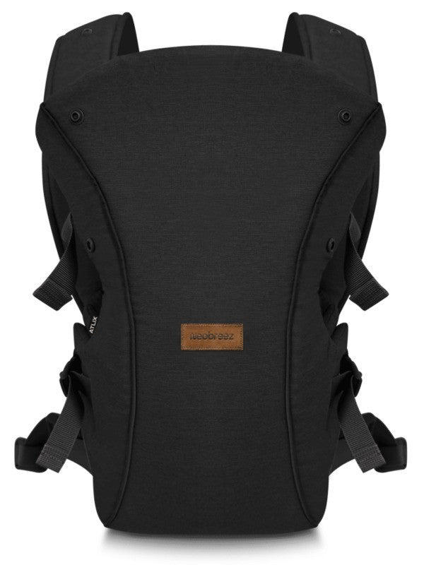 Neobreez ATLIX 3-in-1 Baby Carrier Black (8-33lbs 0m-Plus)