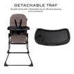 Neobreez Cris Baby High Chair Brown Black (6M-3Yrs)