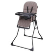 Neobreez Cris Baby High Chair Brown Black (6M-3Yrs)
