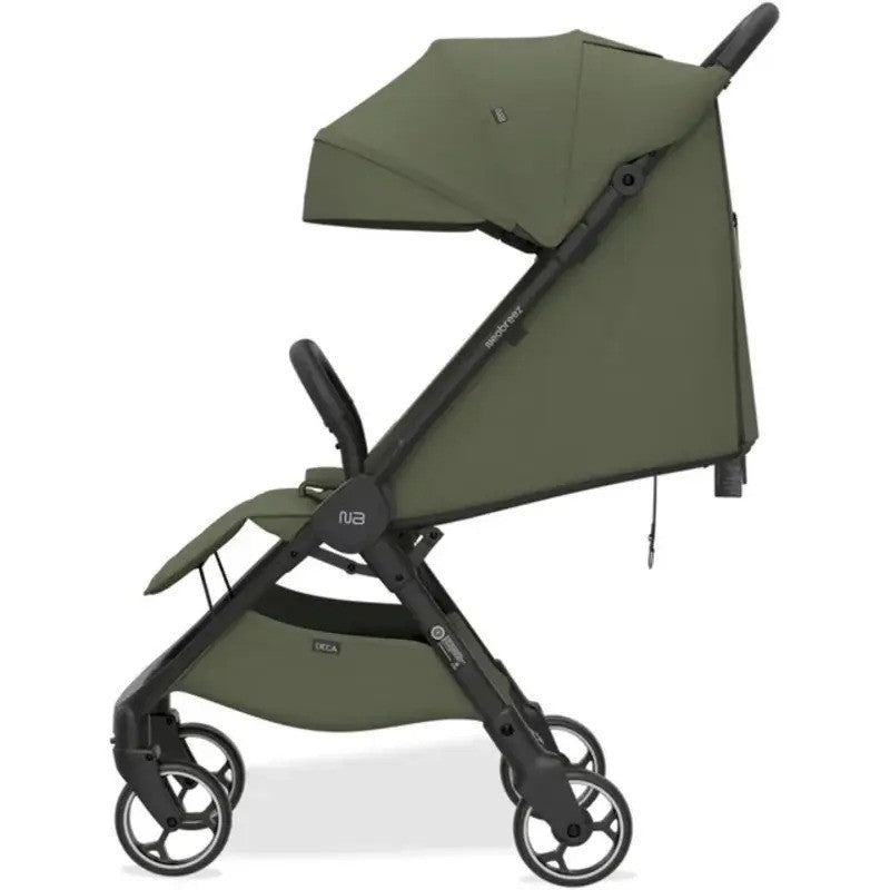 Neobreez DECA Ultra-Lightweight Stroller (Matt Black Frame) 0-4yrs Olive Green