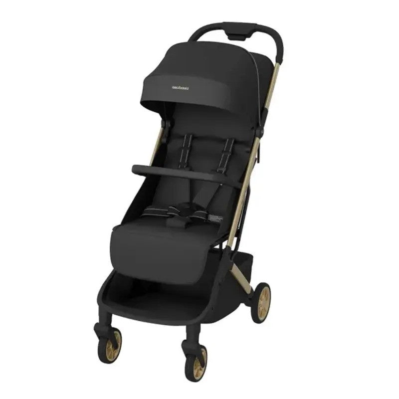 Neobreez NEOLITE Ultra-Compact Stroller (Rosegold Frame) 0-4yrs Black