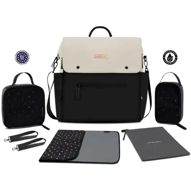 Neobreez NIXE Multifunctional Diaper Backpack Beige Black