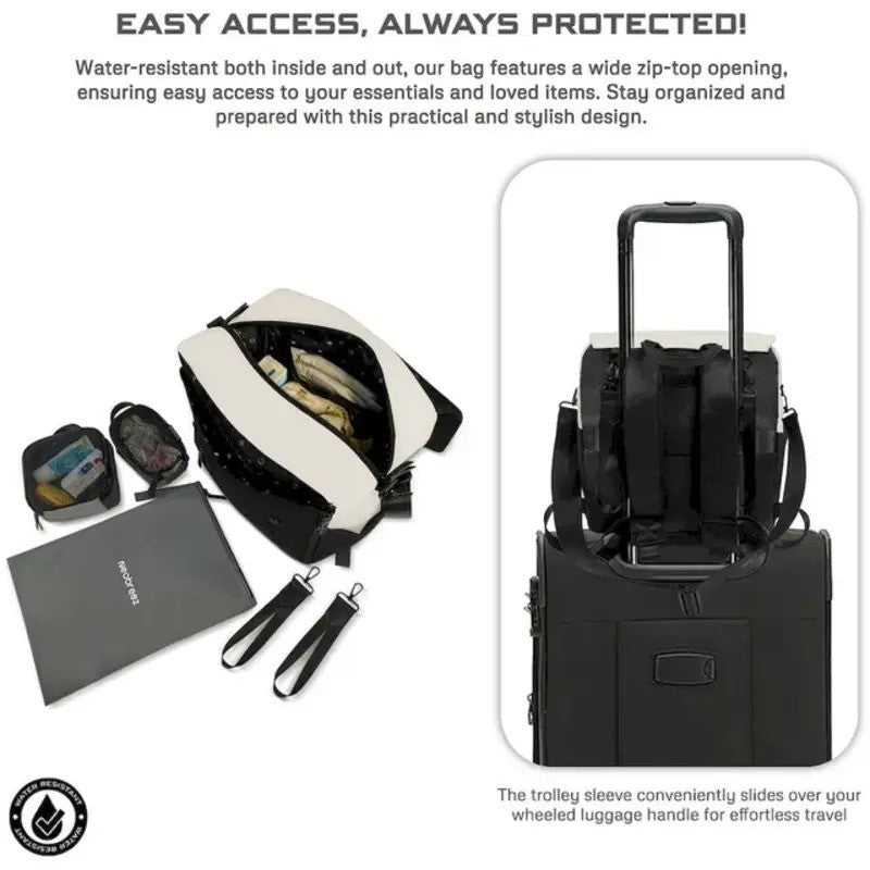 Neobreez NIXE Multifunctional Diaper Backpack Beige Black