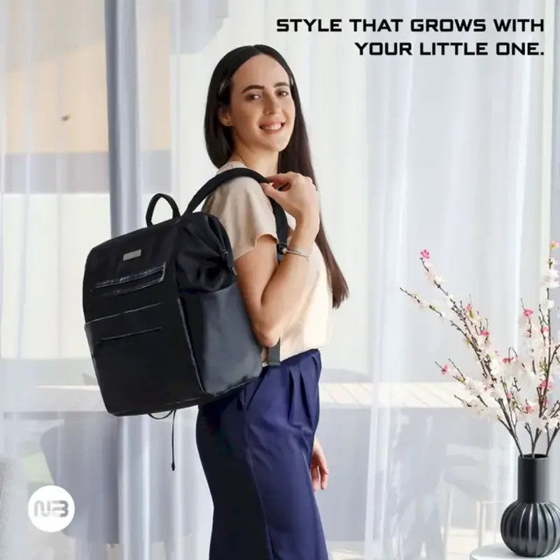 Neobreez RILO Multi-function Diaper Backpack Black