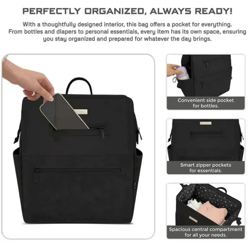 Neobreez RILO Multi-function Diaper Backpack Black