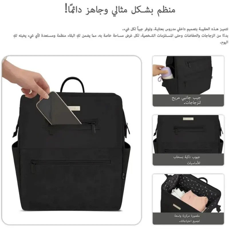 Neobreez RILO Multi-function Diaper Backpack Black