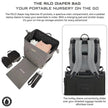 Neobreez RILO Multi-function Diaper Backpack Stone Gray