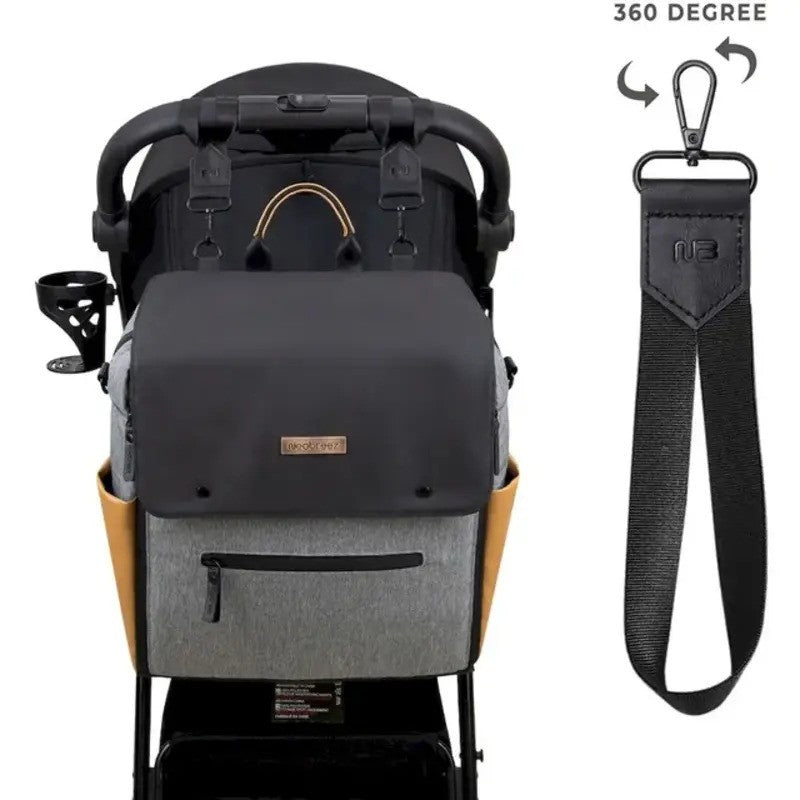 Neobreez Stroller Hooks Pack Of 2 Dark Gray