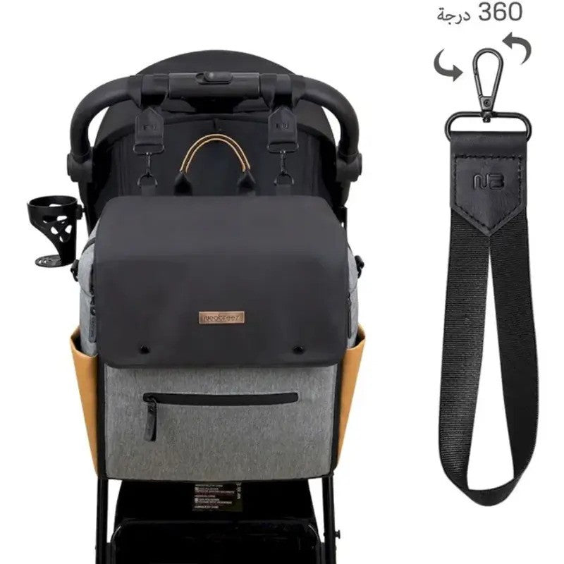 Neobreez Stroller Hooks Pack Of 2 Dark Gray