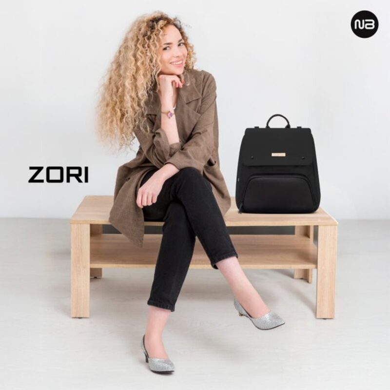 Neobreez Zori Multifunctional Diaper Backpack Black