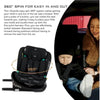 Neobreez i-GUARDIA 360 Swivel Car Seat Isofix System 0-12yrs Black