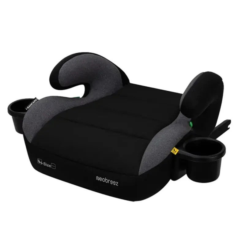Neobreez i-SANFARO Booster Car Seat Isofix System 6-12yrs Black/ Dark Gray