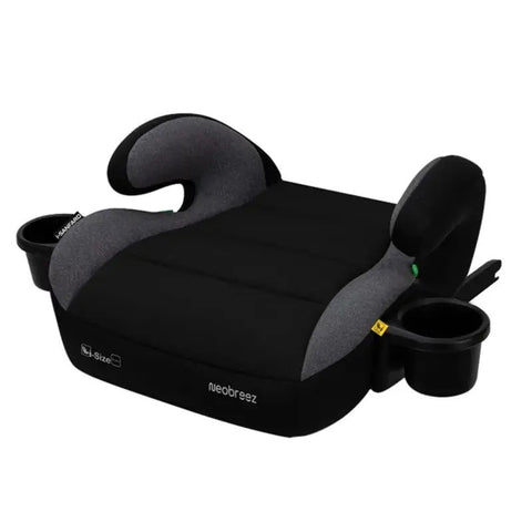 Neobreez i-SANFARO Booster Car Seat Isofix System 6-12yrs Black/ Dark Gray